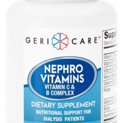 Comprimidos Gericare Nephro Vitamina C E Complexo B, Supleme