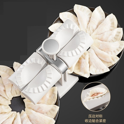 Acessórios De Cozinha Double Head Press Dumplings Mold - Imagem 5