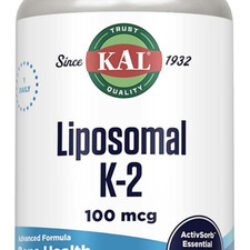 Suplemento De Vitamina K2 Lipossomal Kal Com Mk7 100 Mcg, Al