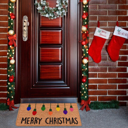Tapete De Porta Para Decoração De Natal Gnome Floor Mat Hall - Imagem 5