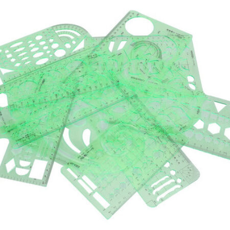 Conjunto De Régua 12pcs Réguas De Classificação Em Forma De - Imagem 3