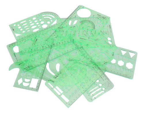 Conjunto De Régua 12pcs Réguas De Classificação Em Forma De - Imagem 3