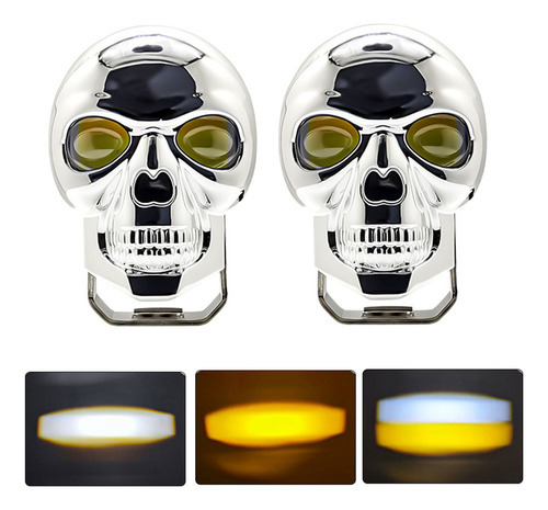 Faróis De Motocicleta Bar Driving Pod Refletor De Motociclet - Imagem 3