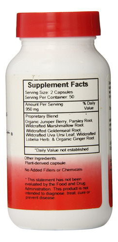 Suplemento Dr. Christopher"s Kidney Formula 475 Mg 100 Cápsu - Imagem 2