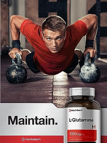 Horbäach L Cápsulas De Glutamina | 1000mg | Contagem 180 | P - Imagem 7