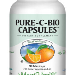 Maxi Health Pure Vitamin C - Com Bioflavonóides - Suporte Im