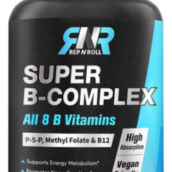 Complexo Rep N Roll Super B, 8 Vitaminas B Bioativas, Com Me