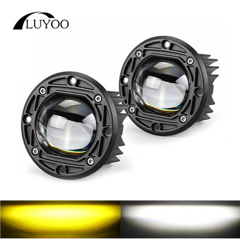 Farol De Milha Led Embutir Redondo Alta E Baixa 3 Polegada - Imagem 2