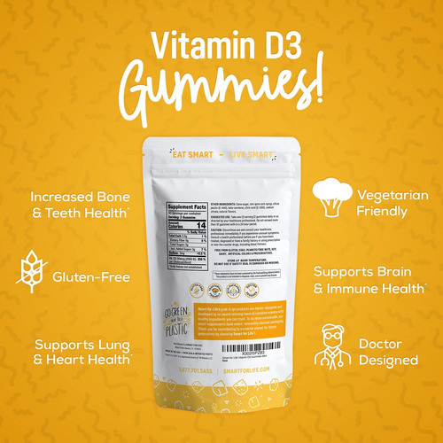 Gomas De Vitamina D3 Inteligentes Para A Vida - Vitamina D3 - Imagem 5