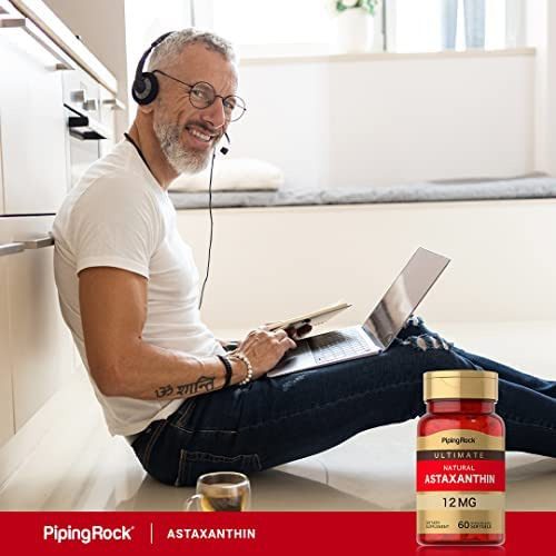 Piping Rock Astaxantina 12mg | 60 Cápsulas Gelatinosas | Sup - Imagem 6