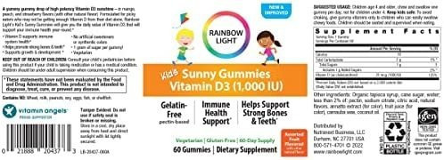 Rainbow Kids Sunny Gummies Vitamina Diu Frutas Sortidas Flvr - Imagem 4