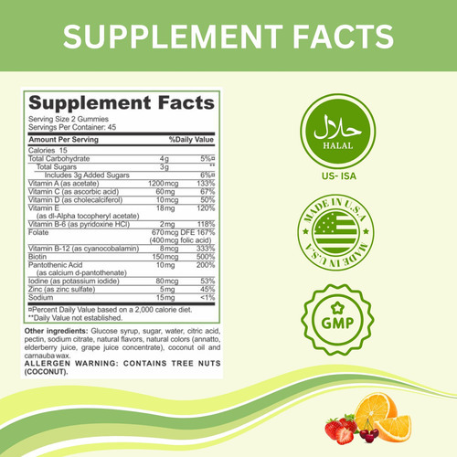 Multivitaminas Halal Da Greenfield Nutritions Para Adultos | - Imagem 7
