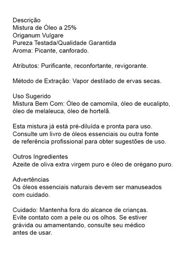 Mistura Óleo Orégano Now Foods 30 Ml Importado - Imagem 4