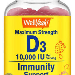 Wellyeah Vitamina D3 10.000 Ui Gomas (250 Mcg) - Suporte Imu
