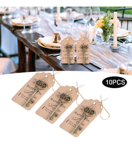 Com Tag Card Decoração De Casamento Abridores De Cerveja Abr - Imagem 7