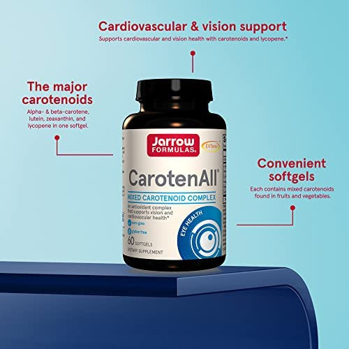 Jarrow Formulas Carotenall - 60 Cápsulas - Suplemento Fornec - Imagem 5