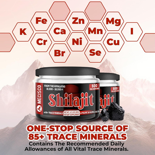 2 Pacotes De 20g Shilajit Pure Himalayan Organic - Suplement - Imagem 2