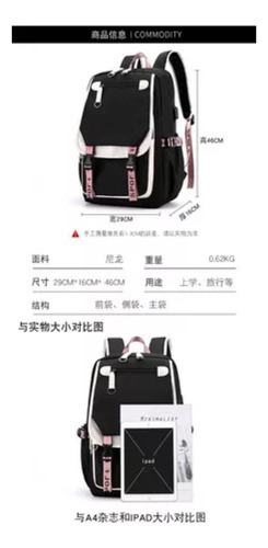 Mochila De Grande Capacidade 2025 New Series Stitch W1 2pc - Imagem 4