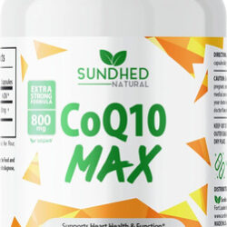 Sundhed Natural Coq10 Max - Força Extra 800mg Poderoso Antio