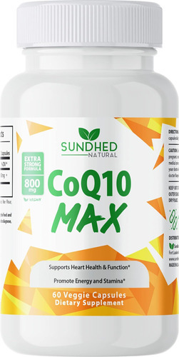 Sundhed Natural Coq10 Max - Força Extra 800mg Poderoso Antio