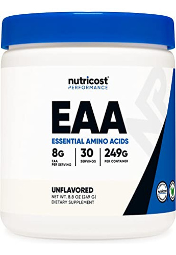Eaa Powder Nutricost 30 Porções De Aminoácidos Essenciais