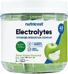 Complexo Eletrolítico Nutricost Sabor Maçã Verde 40x20ml - Imagem 2