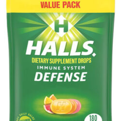 Halls Defense Gotas Variadas De Vitamina C Cítrica, Pacote E