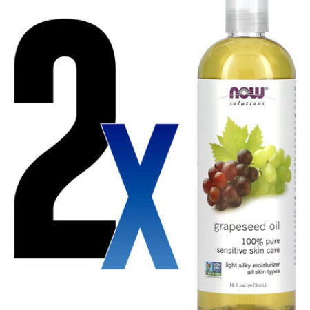 Óleo De Semente De Uva 473ml Now Foods Grapeseed Oil 2un - Imagem 2
