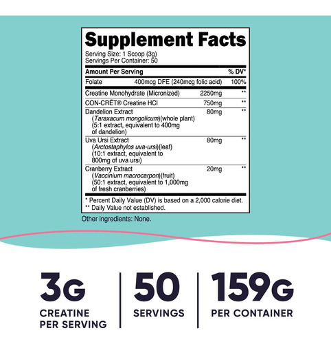Suplemento Nutricost Creatina Monohidratada Em Pó 150g - Imagem 2