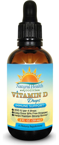 Gotas De Vitamina D Para Bebês, Crianças E Adultos - Líquid