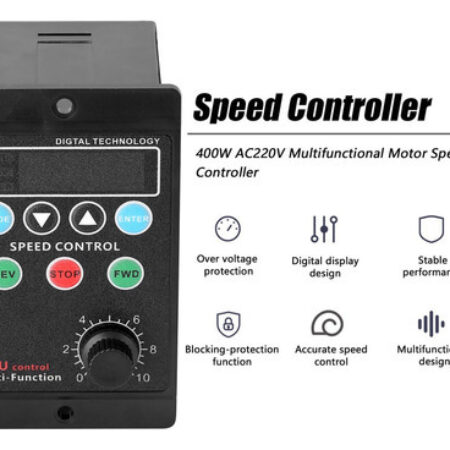 Controlador De Velocidade Multifuncional Do Motor 400w Ac220 - Imagem 9