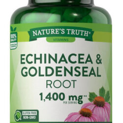 Cápsulas Natures Truth Echinacea Goldenseal | 1400mg | 100 C