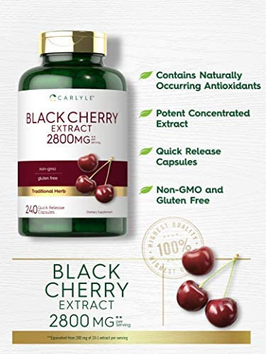 Concentrado De Extrato De Cereja Preta Carlyle | 2800mg | 2 - Imagem 3