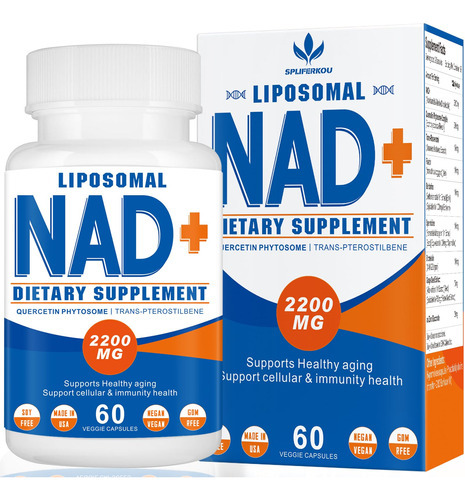 Suplemento Spliferkou Lipossomal Nad+ 2200mg 60 Cápsulas