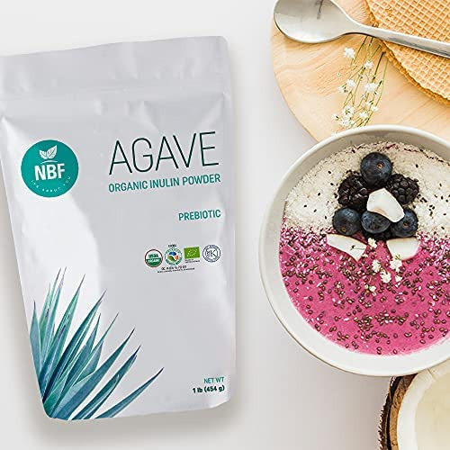 Pó De Inulina De Agave Orgânico Nbf (16 Onças) - 100% Puro, - Imagem 9