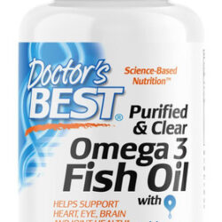Doctors Best Purified & Clear Omega 3fish Oil, Sem Refluxo