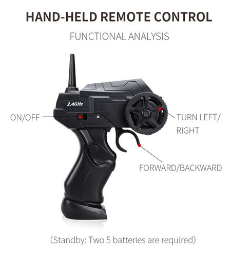 Controle De Rádio Mini Rc Racing Turbo Racing Drift - Imagem 6