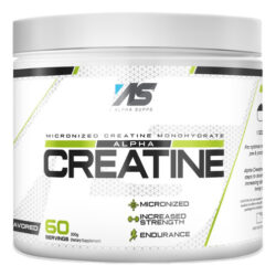Creatina Monohidratada Em Pó Alpha Supps 300g - 60 Porções