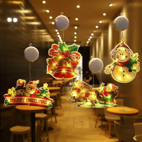 Ventosas De Luz De Natal Com Lâmpada Led Para Decoração De N - Imagem 10