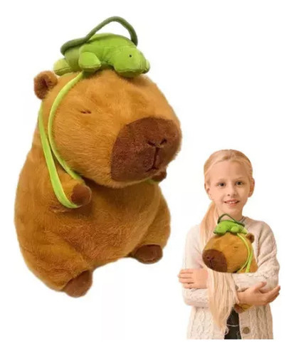 Brinquedo De Pelúcia De Capivara, Lindo Animal De Pelúcia De - Imagem 8
