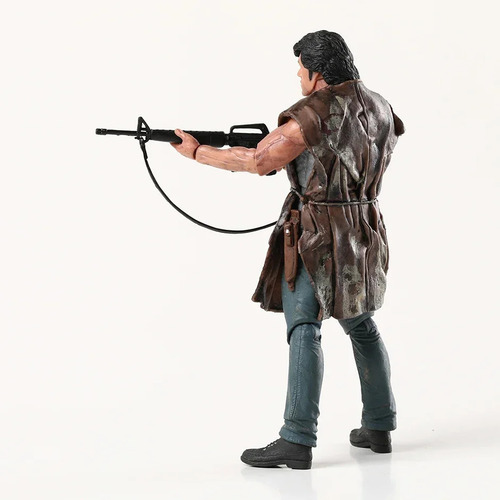 Brinquedo Modelo De Boneco De Ação John J Rambo Da Neca Firs - Imagem 6