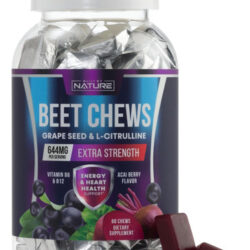 Built By Nature Beets Chews - Suporte De Óxido Nítrico Com R