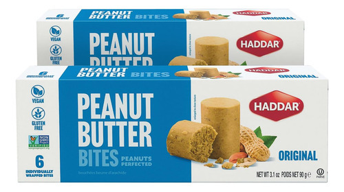 Haddar Amendon Butter Bites, (2 Pacote - 12 Picadas) | Bites