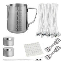 Kit Para Fazer Vela Caseira Artesanal Aromática Iniciante.