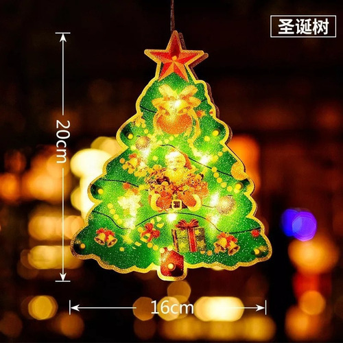 Ventosas De Luz De Natal Com Lâmpada Led Para Decoração De N - Imagem 4