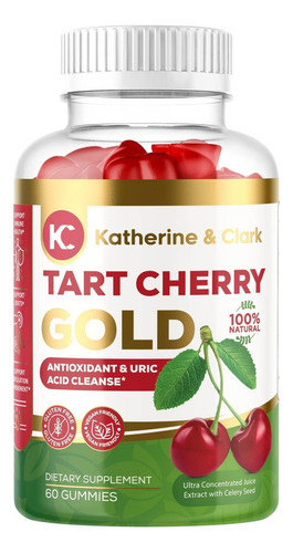 Katherine & Clark Tart Cherry Gold Montmorency Gummies - Tar