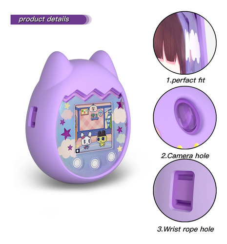 Estojo Eletrônico Para Máquina Estimação Para Tamagotchi Pix - Imagem 3
