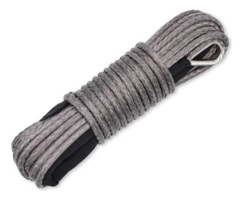Corda De Cabo Linea Cabrestante 6mm 15m 7700lbs Para Atv Utv