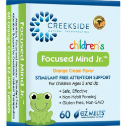 Creekside Naturals Focused Mind Jr., Suporte De Foco E Memór