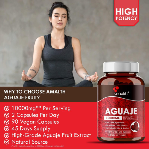 Cápsula Amalth Aguaje Curves Para Mulheres - Mg Força Extra - Imagem 4